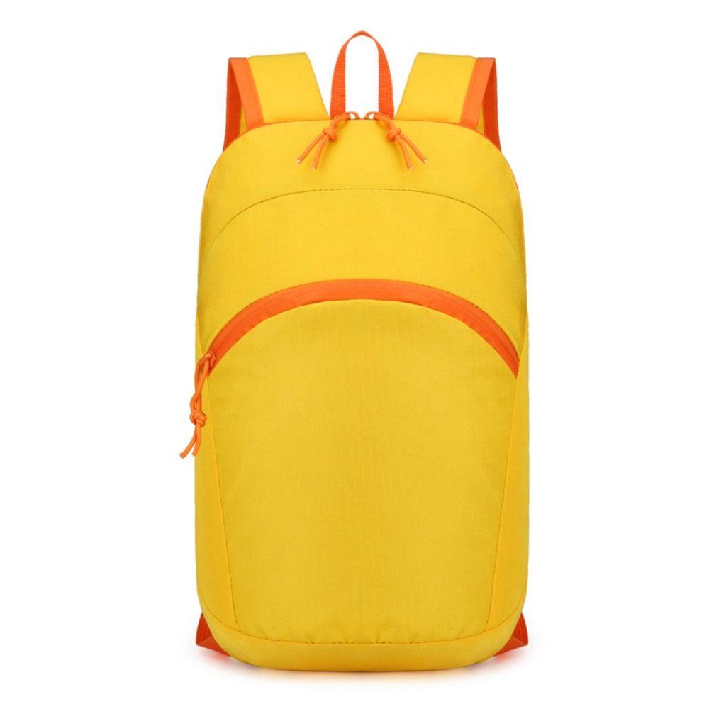 Nylon Mountaineering Backpack Zipper Travel Daypack Portable Outdoor Folding Backpack Female