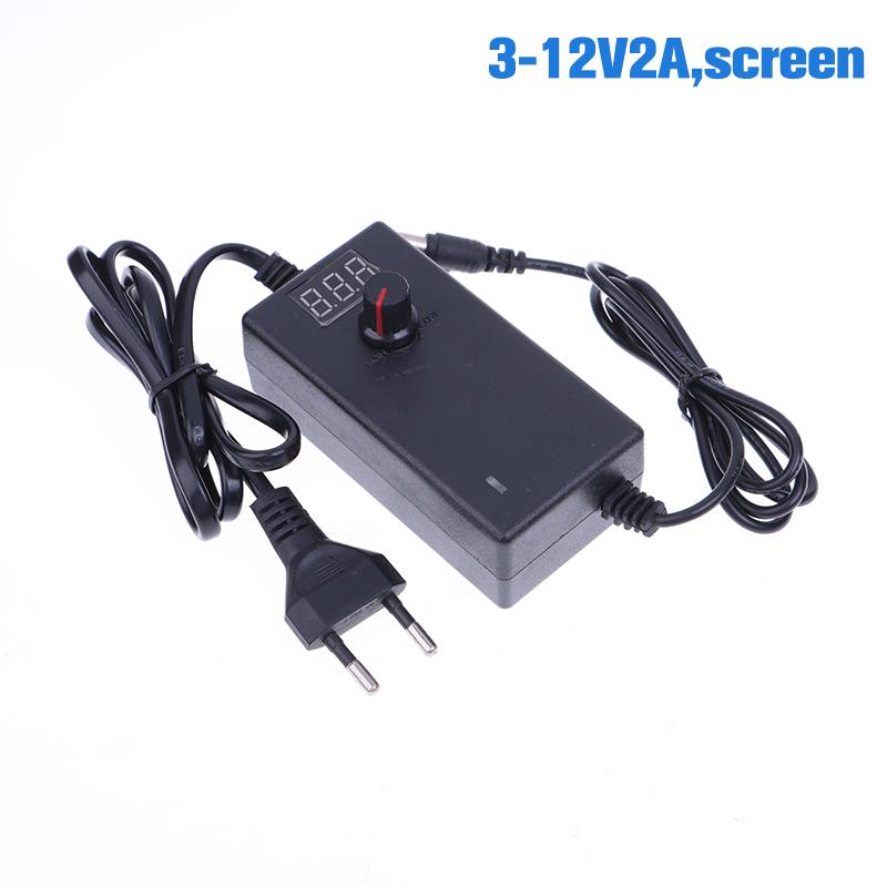 Регулируемый источник питания AC DC 220 В на 3 В-36 В 1/2/3/5 А Универсальный адаптер питания