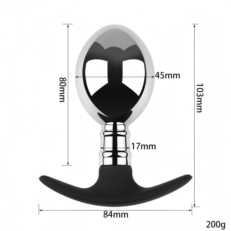 Stainless Steel Anal Plug Hollow Ultra Light Butt Plug Detachable Hollow Design Anal Plug Massager Dilator Masturbation Ass Plug