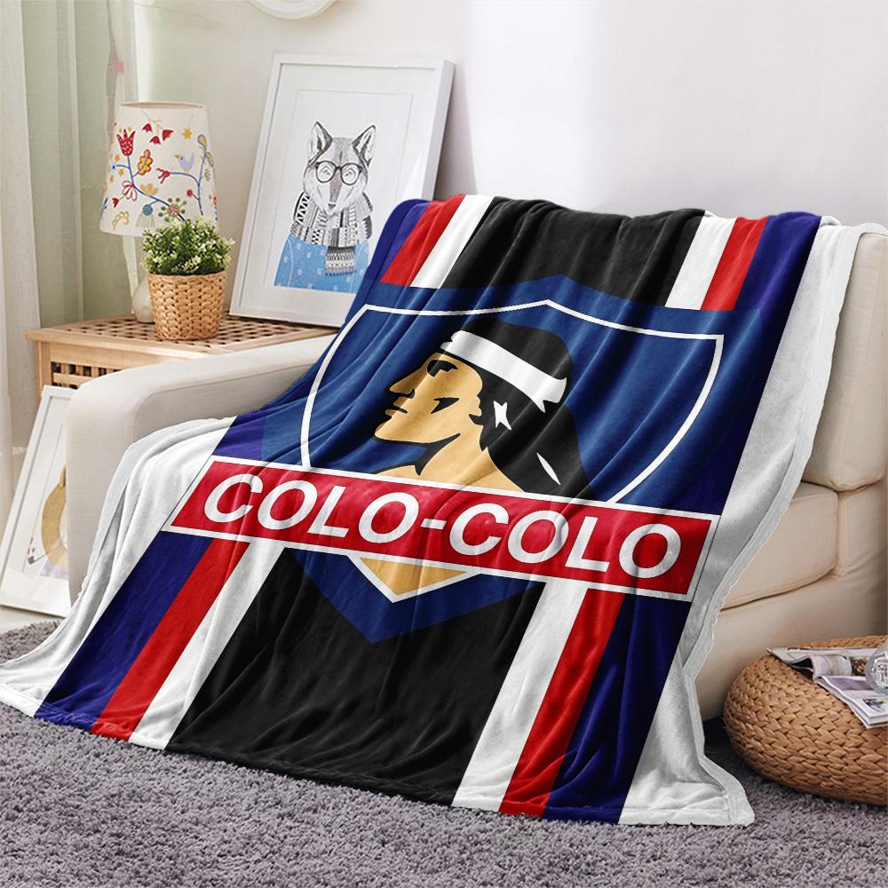 CSD Colo‑Colo Flannel Blanket, High quality Comfortable for All Seasons, Home Decor, Warmth and Comfort