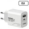111W Charger GaN Fast Charging 1-Port Type-C USB Wall Adapter Phone Charger Compatible For iPhone Samsung Xiaomi With US/EU Plug