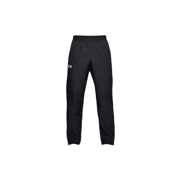 Under Armour Тканые тренировочные брюки Slim Fit Мужские штаны Черные 1320122-001