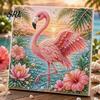 Cute Animal Themed Craft Faux Pearl Art DIY Kit, Painting Relaxing Stress Relief Handiwork 3D Flowers Crafting Kit for Adults, Home Wall Decor