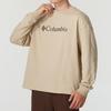 Columbia T-Shirts Men's Brown Crew Neck Moderate Straight Fit XE1739-273