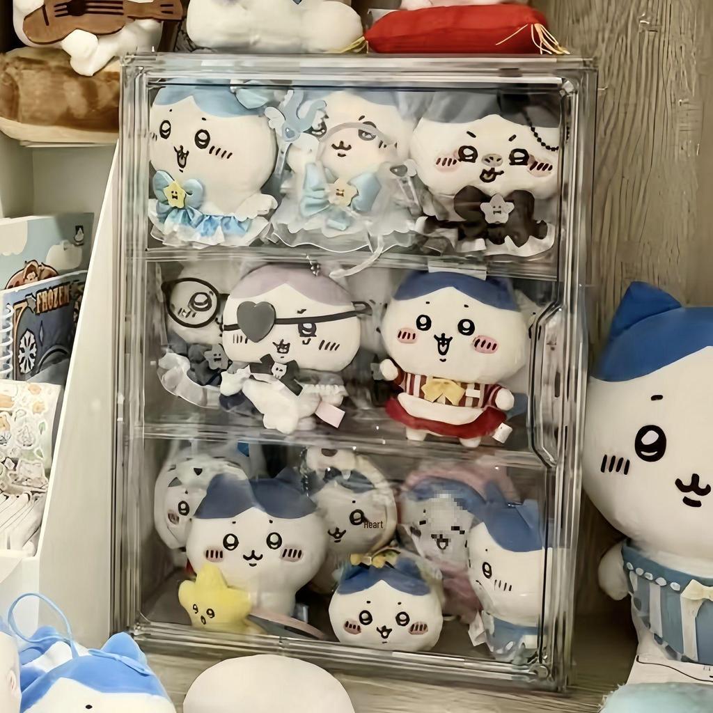 Multi-layer Cotton Display Box for Standee Dolls - Large Capacity Dustproof Cabinet