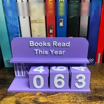 Пластиковый Книжный Декор Книги Прочитано в этом году Украшение для полки Книжная полка Столешница Трек Годовое Чтение для Класса Библиотекарь
