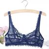 Mesh Transparent Push Up Bra Untra-thin Lace Underwear Seamless Lace Bra  Daily Wear