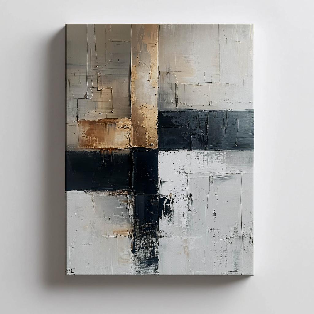 Stylish Minimalism Stylish Minimalism, 50X70 Cm, Gold Aluminum Frame, 230 Gsm Matte Paper