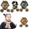 Thickening Boys Girls Knitting Scarf Cartoon Bib Children Kids Winter Scarves  Autumn Winter