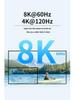 8K HDMI 2.1 KVM-переключатель: 2x1 USB3.0, Горячие клавиши, Поддержка мыши и клавиатуры