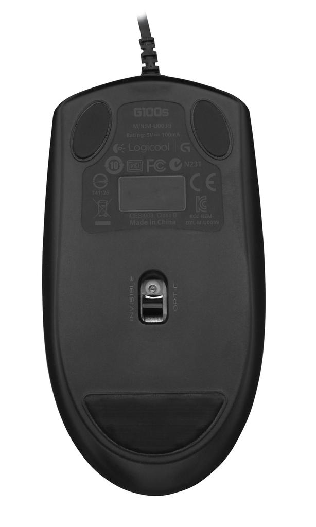 Оптическая игровая мышь LOGICOOL G100s