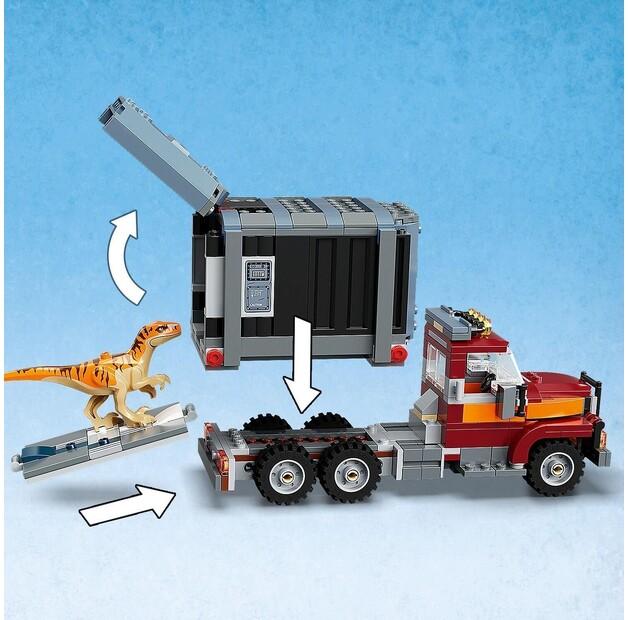 LEGO Jurassic World 76948 Побег тираннозавра и атроцираптора