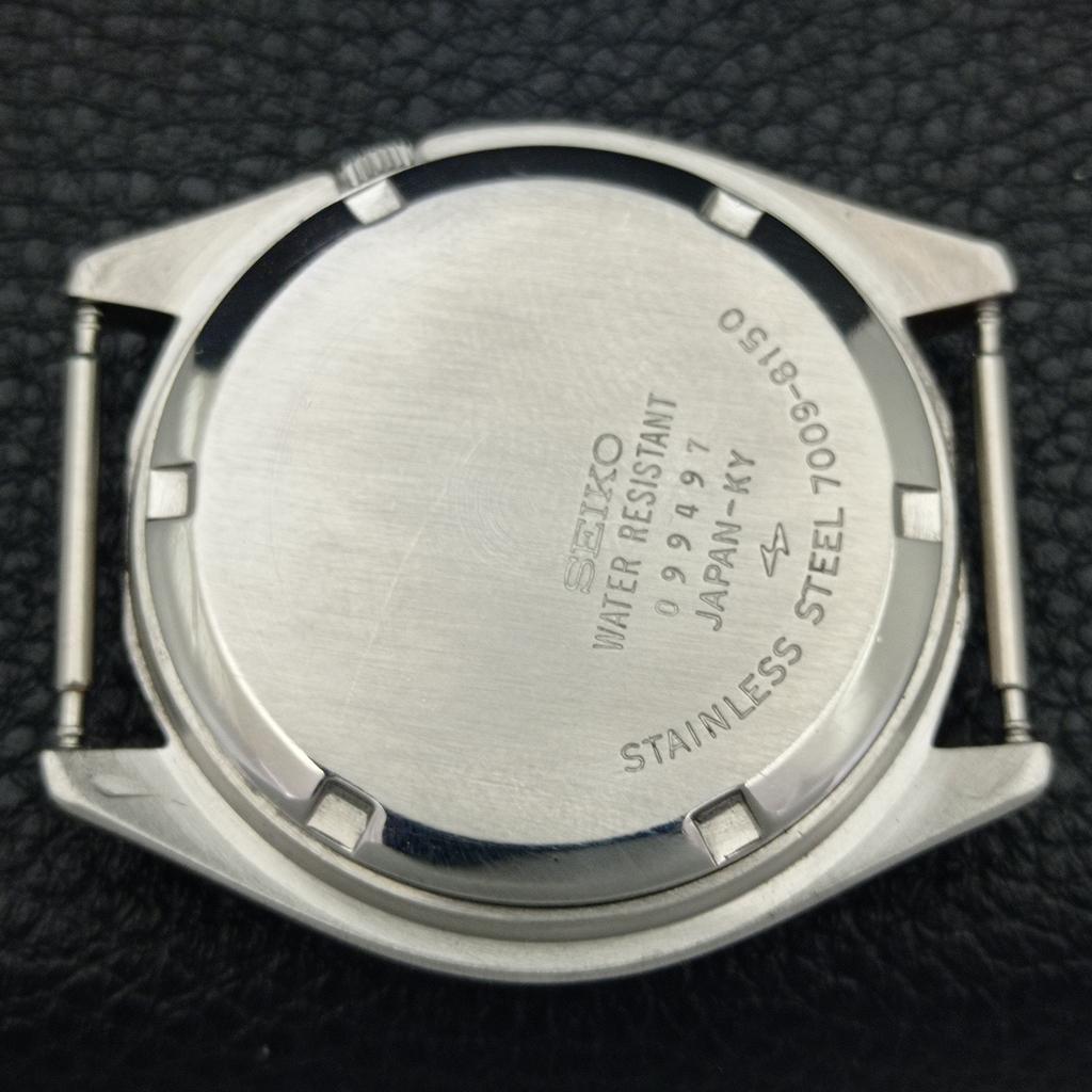 Seiko АВТОМАТИЧЕСКИЕ ВИНТАЖНЫЕ ЯПОНСКИЕ ЧАСЫ 7009A МУЖСКИЕ С ЦИФЕРБЛАТОМ FERRARI a700425-5 R203-a700425