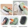 2-piece soap dispenser shoe brush, sports shoe brush, multi-functional shoe brush with soap dispenser, long-handled shoe brush,