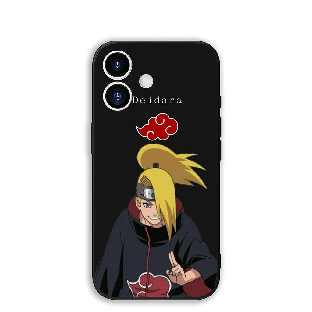 for Apple iPhone 16 15 14 11 Pro Max 6 7 8 Plus + SE2 SE3 SE 2022 2020 8+ Phone Case Akatsuki Deidara Narutos Itachi Uchiha