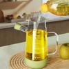 Многоразовый стеклянный горшок для масла 700 мл контейнер для хранения масла новая бутылка для приправ кухонные принадлежности
