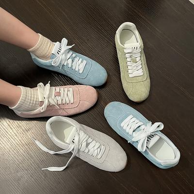 Весенняя повседневная обувь Женские универсальные кроссовки Женские туфли-лодочки на плоской подошве Женские