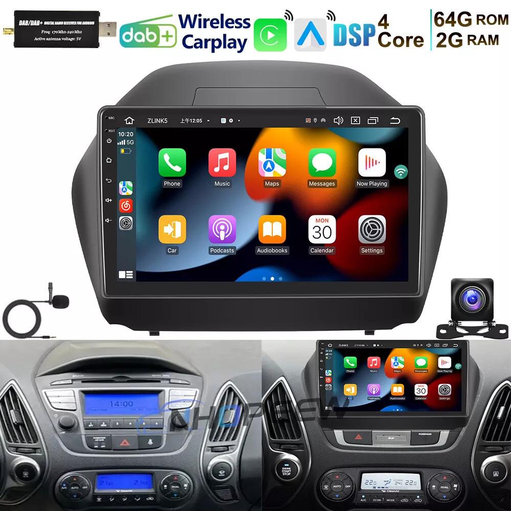 10inch Car Stereo Radio Car-play GPS Navigation Compatible for Hyundai Tucson IX35 2009-2015 Android 14