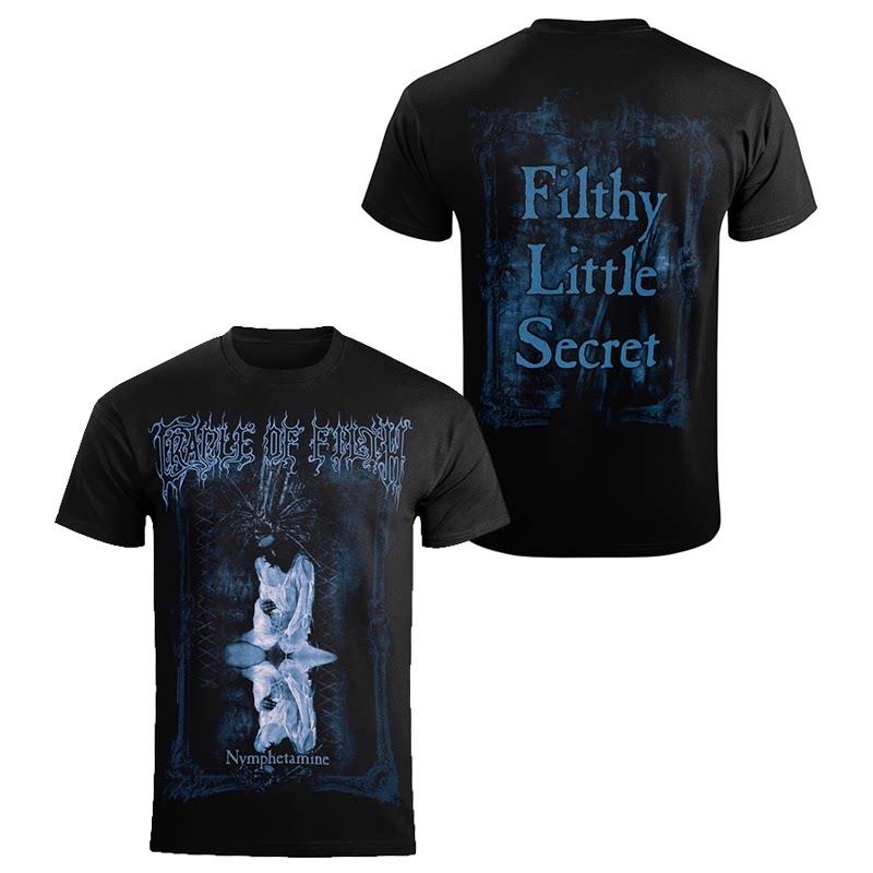 Summer Cradle of Filth Bands Extreme Gothic Black Metal Rock Dark American Shortsleeved Tshirt