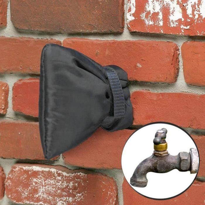 Couvercle de robinet extérieur étanche ATYHAO - Protection antigel pour robinet standard - Blanc