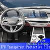 Для CADILLAC XT5 Полный комплект Салонная пленка Панель переключения передач TPU Прозрачная защитная наклейка Экран навигации Чехол Антицарапающие пленки