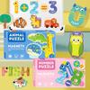 Early Education Magnetic Puzzle: 26 Letters, Animals & Numbers for Kids Aged 3-6