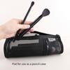 Mesh Dual-Use Makeup Brush Storage Bag Portable Brush Case Simple Large Capacity Brush Bucket Holder Travel Stand-Up Pouch