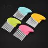 Homemade Fries Cutter Stainless Steel Potato Cutter, Wavy Blade French Fry Slicer, Manual Energy Saving Chopper for Kitchen Cooking And Food