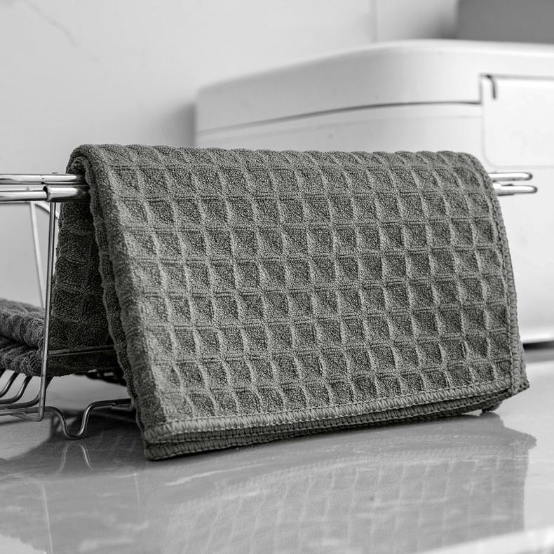 Специальное абсорбирующее безворсовое быстросохнущее полотенце для уборки кофейни и чайной