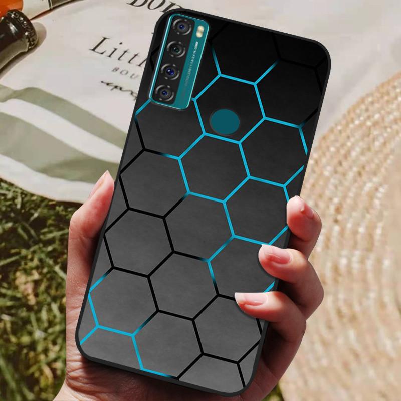 For TCL 20 SE Case Soft Silicone Phone Back Cover For TCL 20 SE TCL20SE TCL20 20SE Cases Coque for TCL 20SE Fundas bumper Shell