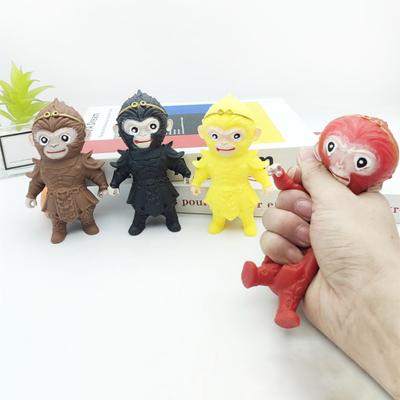 Игрушка-сжиматель Wukong с медленным отскоком, снятие стресса и тревожности, портативная для детей, подростков и взрослых, игрушка-сжиматель Monkey King Squishes для сенсорных игрушек