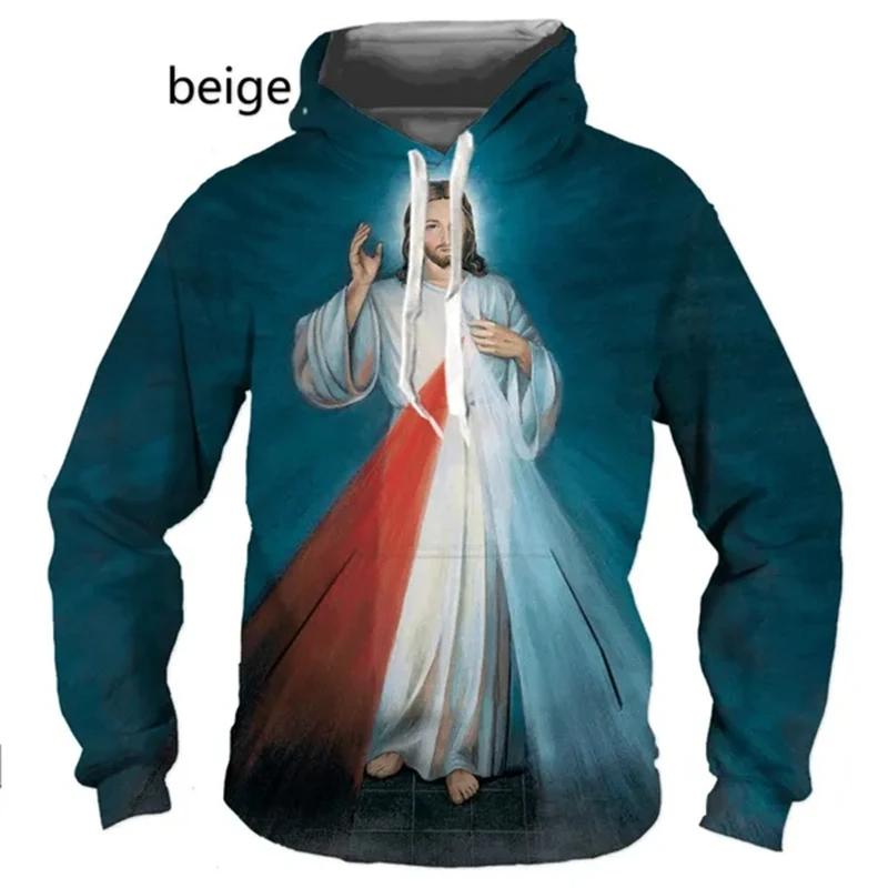 Христианский Бог Иисус Крест Толстовка 3D принт Толстовки Мужские/Женские Толстовка Harajuku Уличная мода детские толстовки мужские пальто