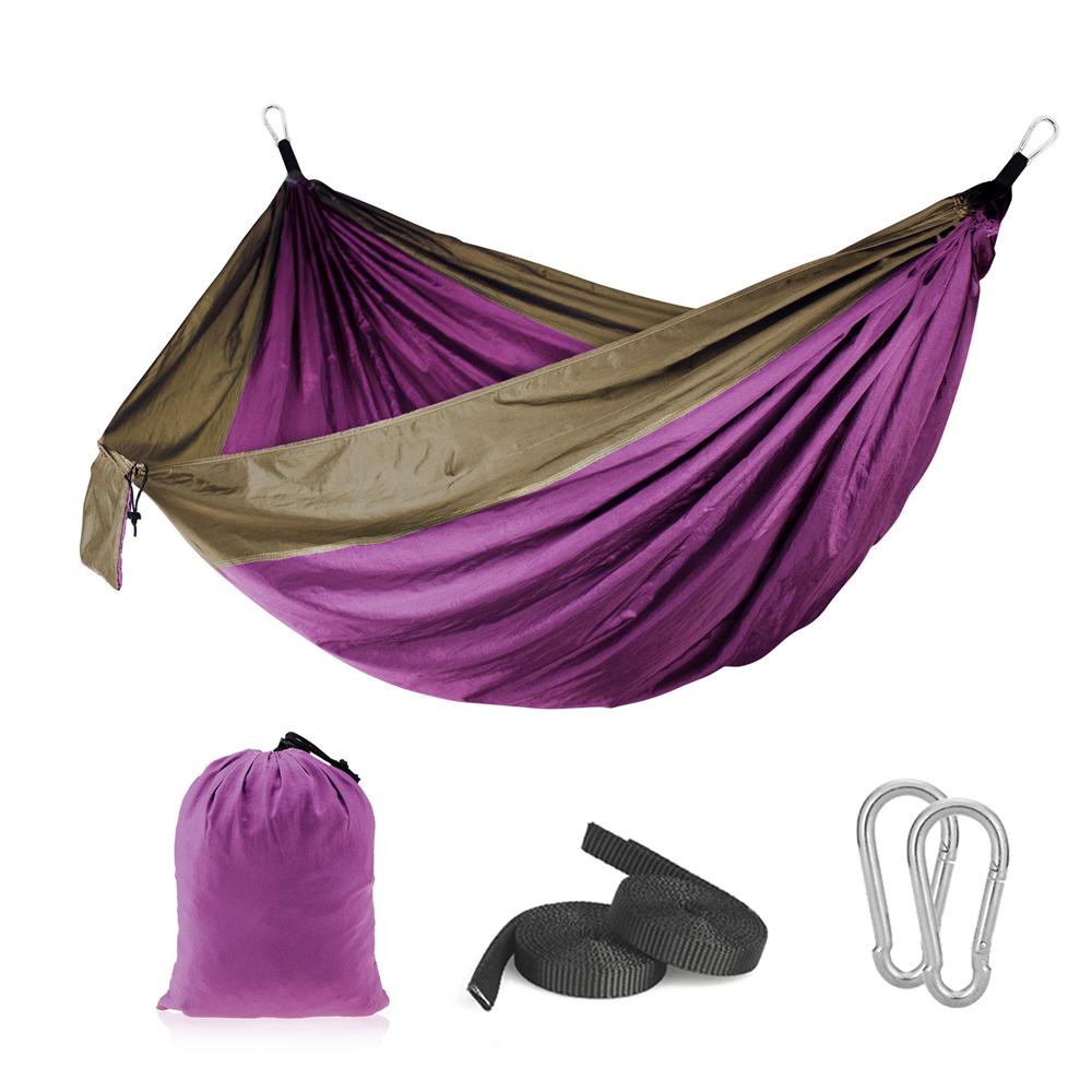 Тканевый гамак с парашютом, качели для сна, качели для одного человека, путешествия на открытом воздухе, отдых, отдых, подвесная кровать Hamak, прочный для выживания