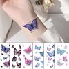 10Pcs Fake Body Tattoo Beautiful Waterproof Creative Adorable Lovely Body Art 3D Effect Cute Butterfly Tattoo Stickers for Christmas