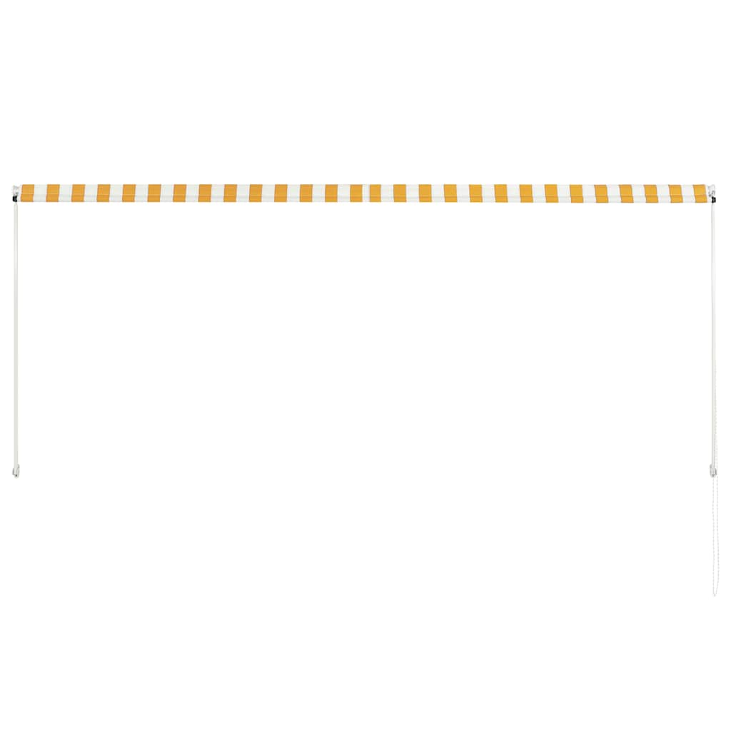 Retractable Awning 300*150 cm Yellow and White