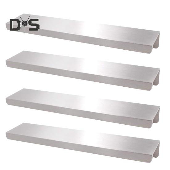 4 шт. скрытые ручки для шкафа, полированная поверхность, простая установка, невидимые ручки для мебели, ручки для шкафа