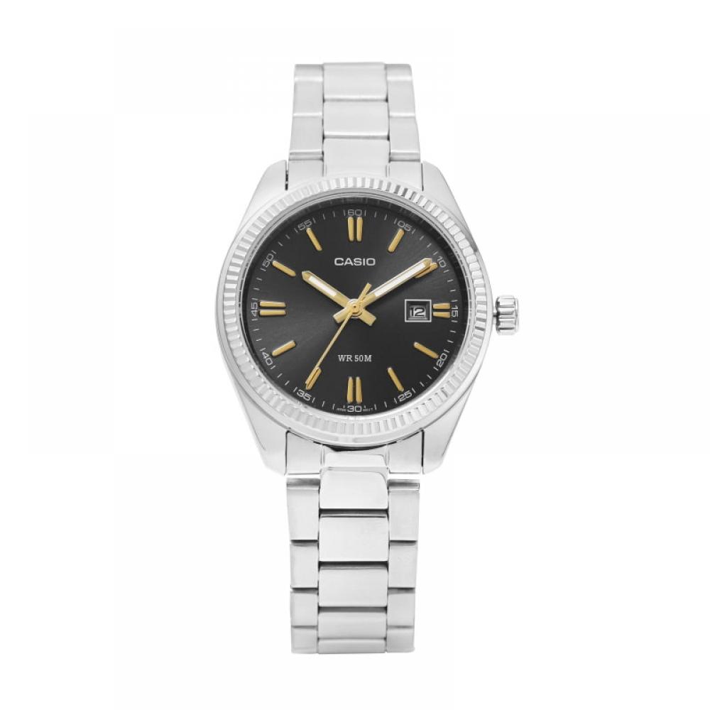 Casio Ltp 1302d 1a2vdf  Ltp 1302d 1a2  Аналоговые Суббота Студентка Женские Металлические Часы