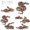 Lifelike Pvc Large Python Snake Model For Imaginative Play And Display
