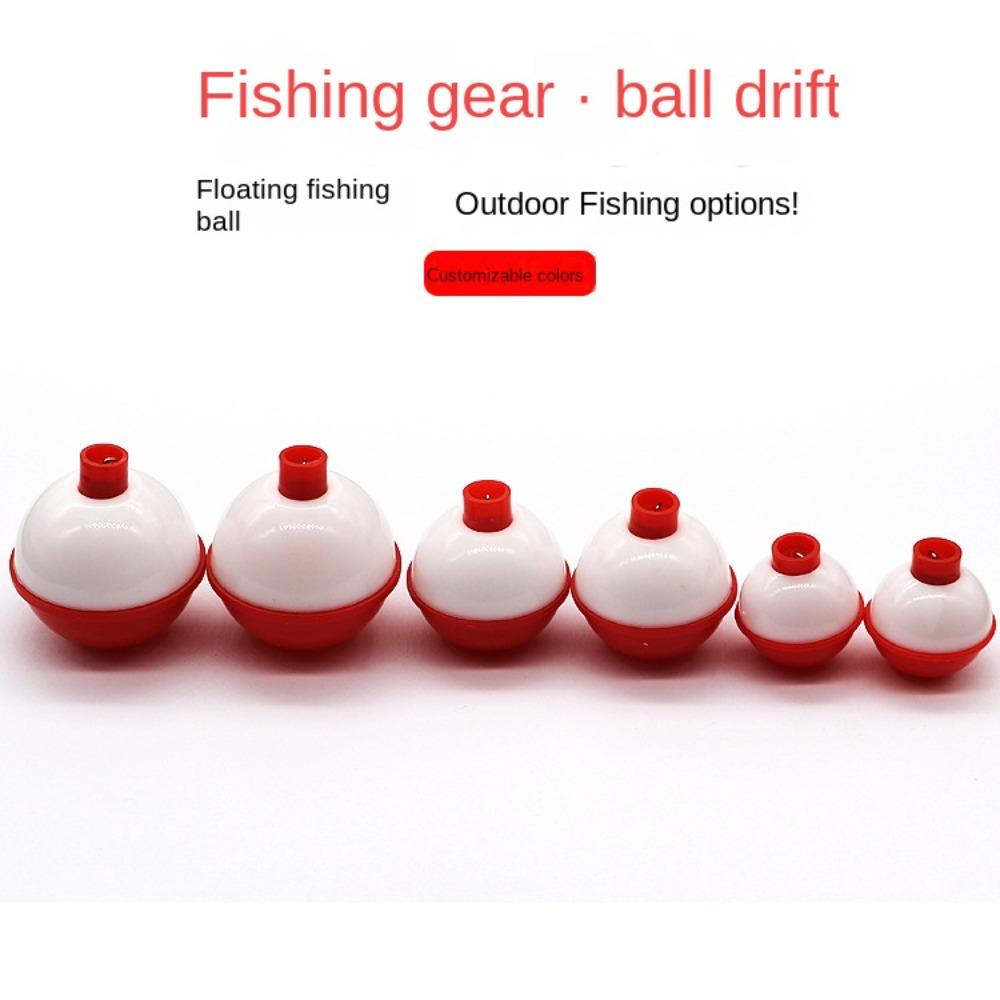 10PCS Hard Snap-on Fishing Floats ABS Fishing Bobber Bulk Fishing Buoy Fishing Floats