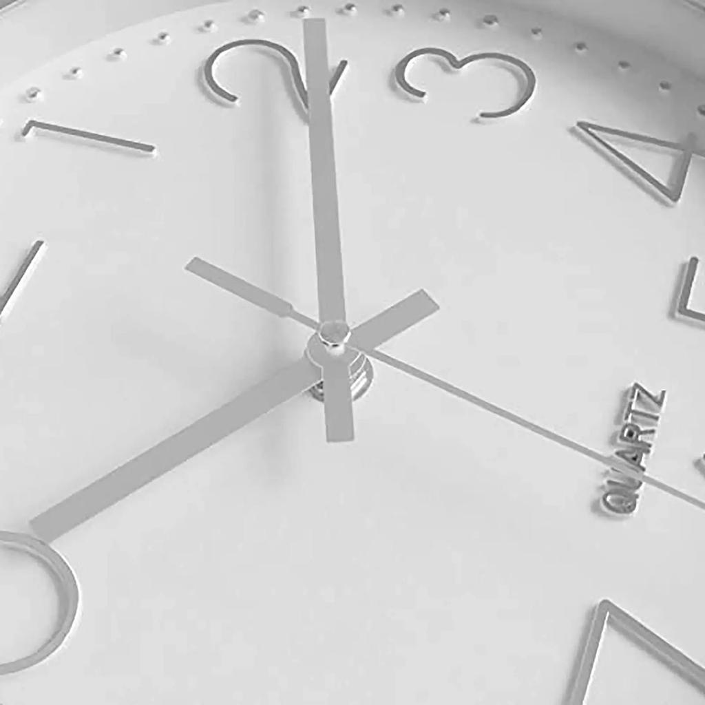 Modern Stylish  Wall Clock, Silent Non-Ticking Wall Clock Round 8 Inch Clock Easy To Read Office School  Living Room Decoration