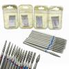 10pcsTornado Flame Diamond Nail Drill Bit Manicure Cutters Rotary Bur Drill Accessories Spiral Nail Mills Tool