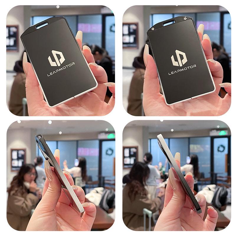 Leapmotor C10 Premium Metal Key Case: Decorative Protective Shell for Remote Control.