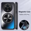 Для Realme 14 Pro Plus 14X 14T AG Матовый Магнитный Держатель-Подставка Чехол для Телефона Для Realme14 Pro+ 5G Противоударная Жесткая Задняя Крышка Бампер