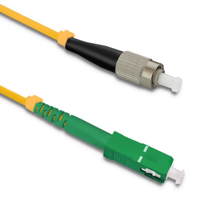 Qoltec Fiber Optic Patchcord FC/UPC - SC/APC | Singlemode | 9/125 | G652D | Simplex | 5m