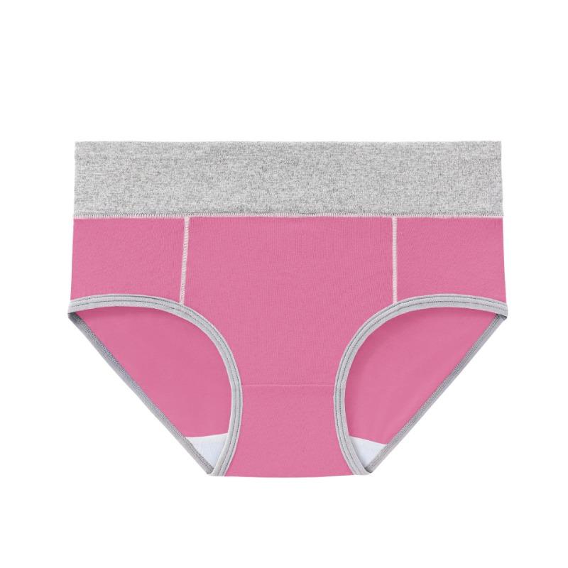 Minimalist Mid Waist Briefs Plus Plus Oversized Underwear with Cotton Lifting Buttocks Waist Cinching Triangle Panties for Women
