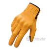 Real Leather Motorcycle Riding Gloves Men Women Breathable Short Style Touchscreen Compatible