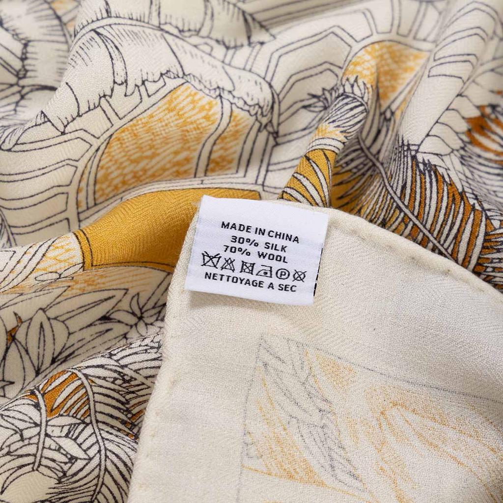 130*130cm 30% Silk +70% Wool Scarf Retro Vintage Luxurious Soft Shawl Large Warm Winter Wrap for Women