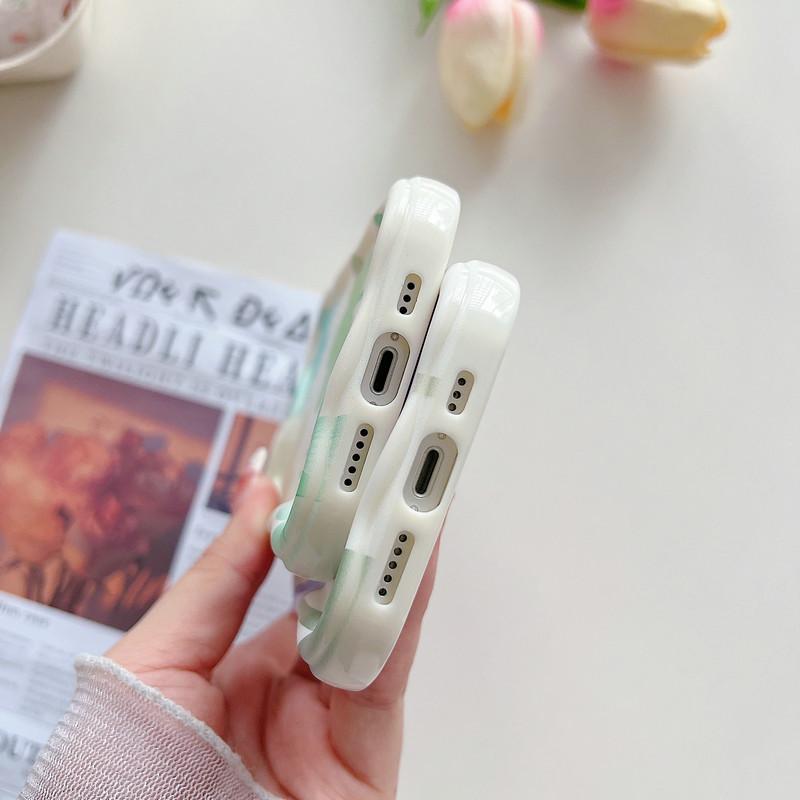 Мягкий силиконовый чехол с цветочным принтом тюльпана для мобильного телефона, белая задняя крышка для iPhone Samsung Xiaomi Redmi Infinix