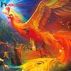 Huacan 5D DIY Алмазная картина «Красный Феникс» полная круглая алмазная вышивка животные мозаика украшение дома