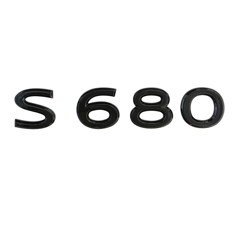 Modified Car Body Side Emblem Sticker Rear Badge for Mercedes Benz Maybach 2021 S400 S450 S480 S500 S580 S600 S680 Accessories FS1
